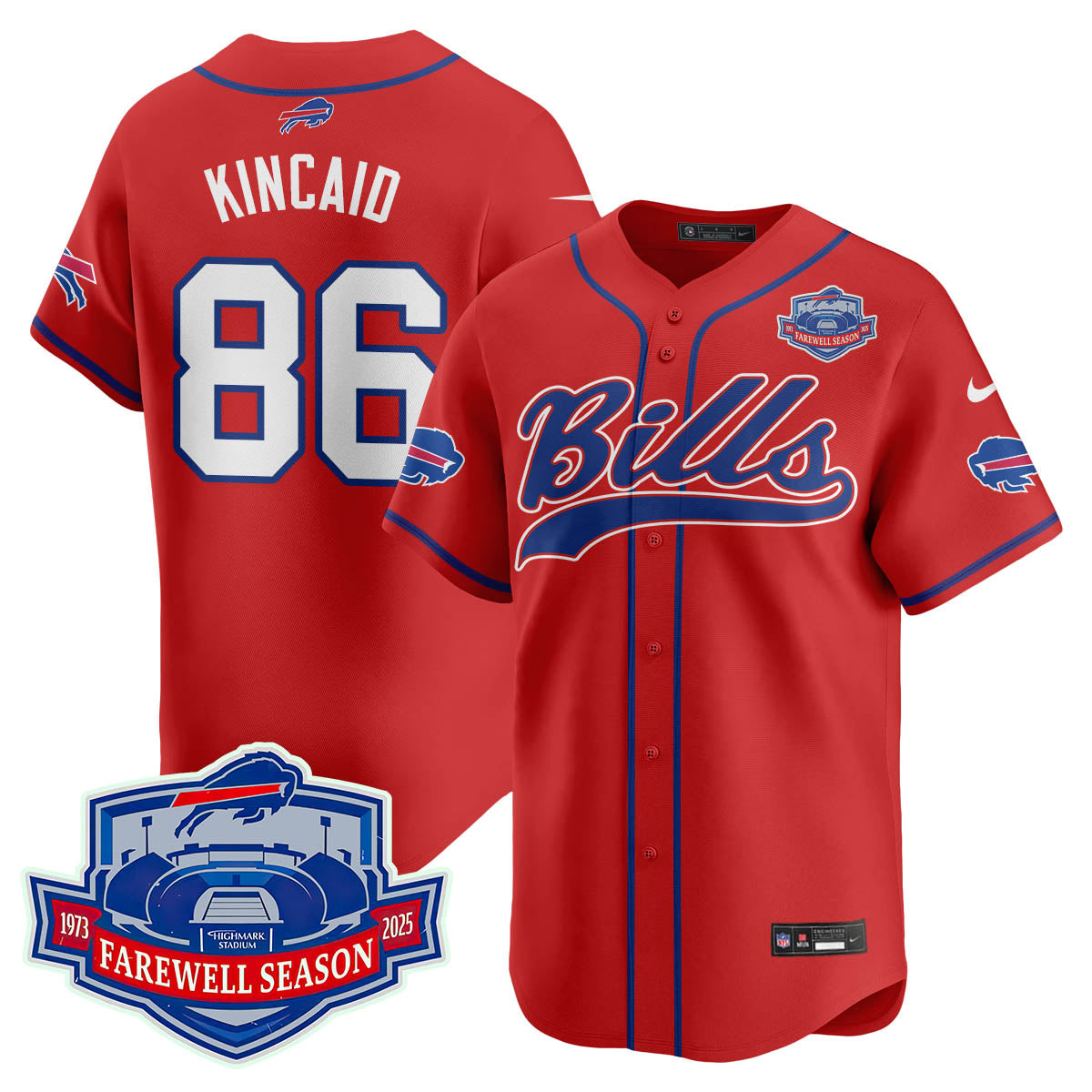 BB 2025 Baseball Jersey All Stitched - Farewell to Highmark Stadium
