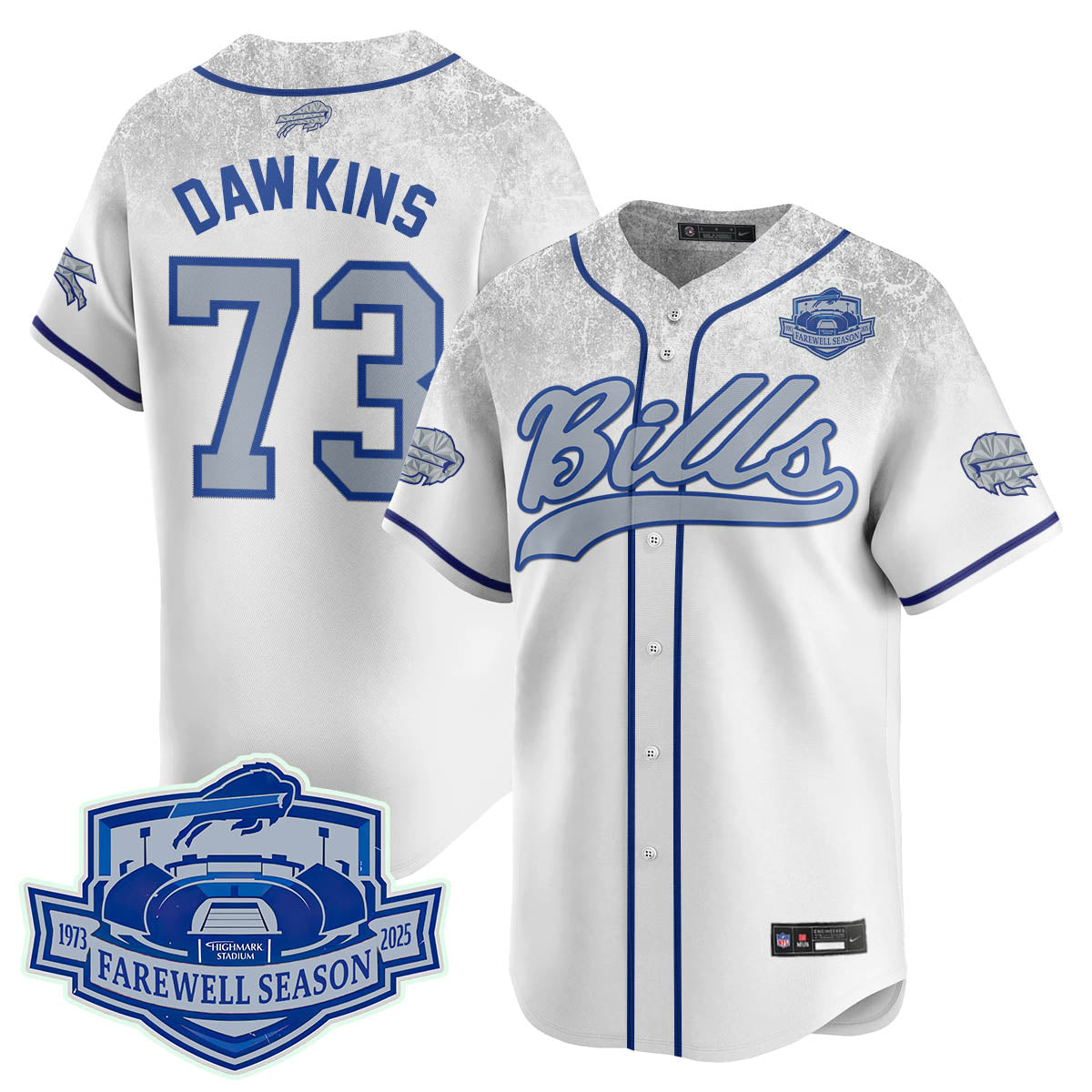 BB 2025 Baseball Jersey All Stitched - Farewell to Highmark Stadium