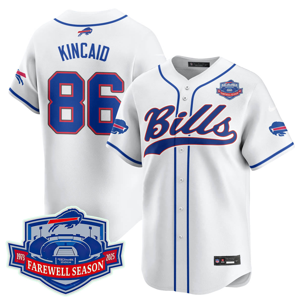 BB 2025 Baseball Jersey All Stitched - Farewell to Highmark Stadium