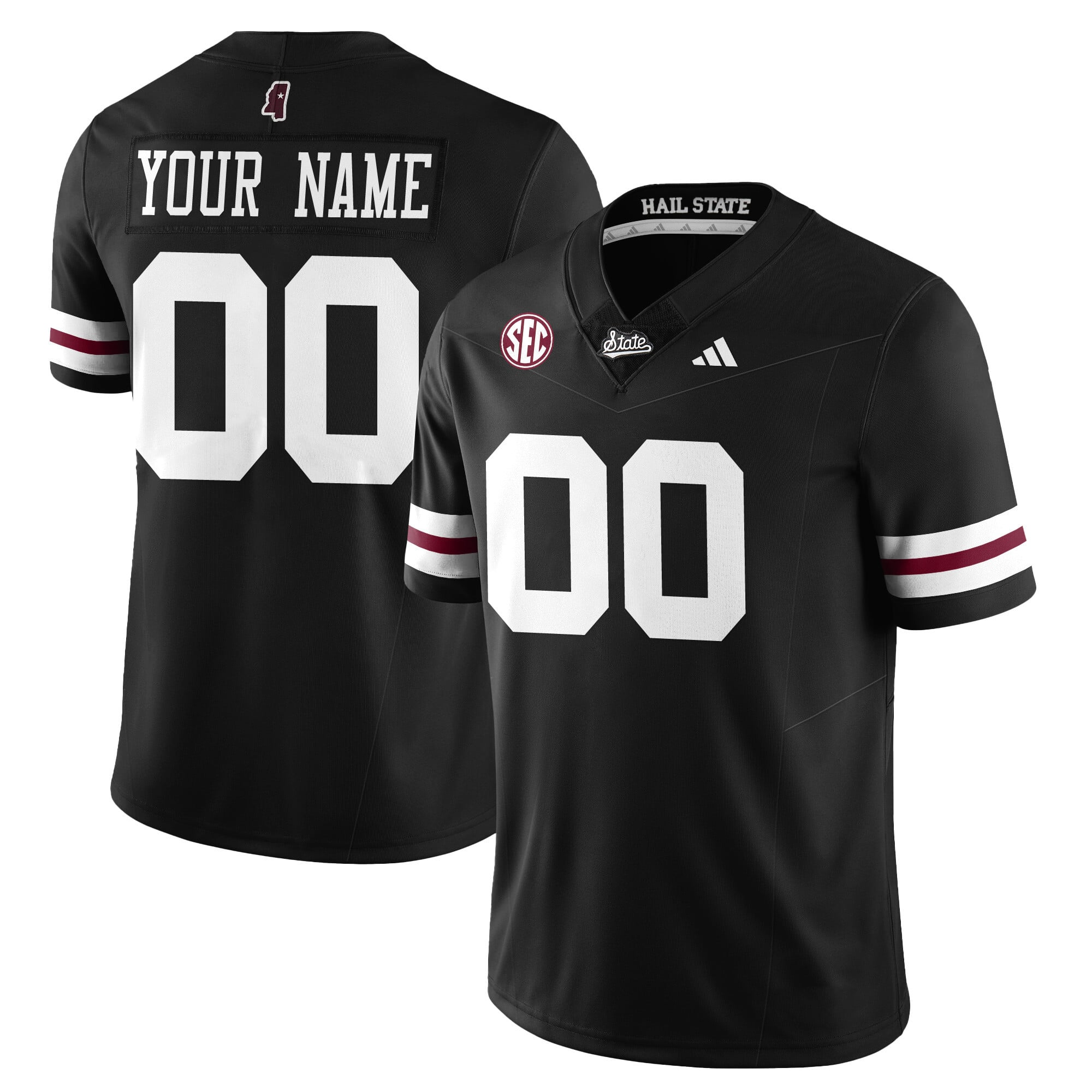 Women's Mississippi State Football "Darkness" Limited Jersey - All Stitched