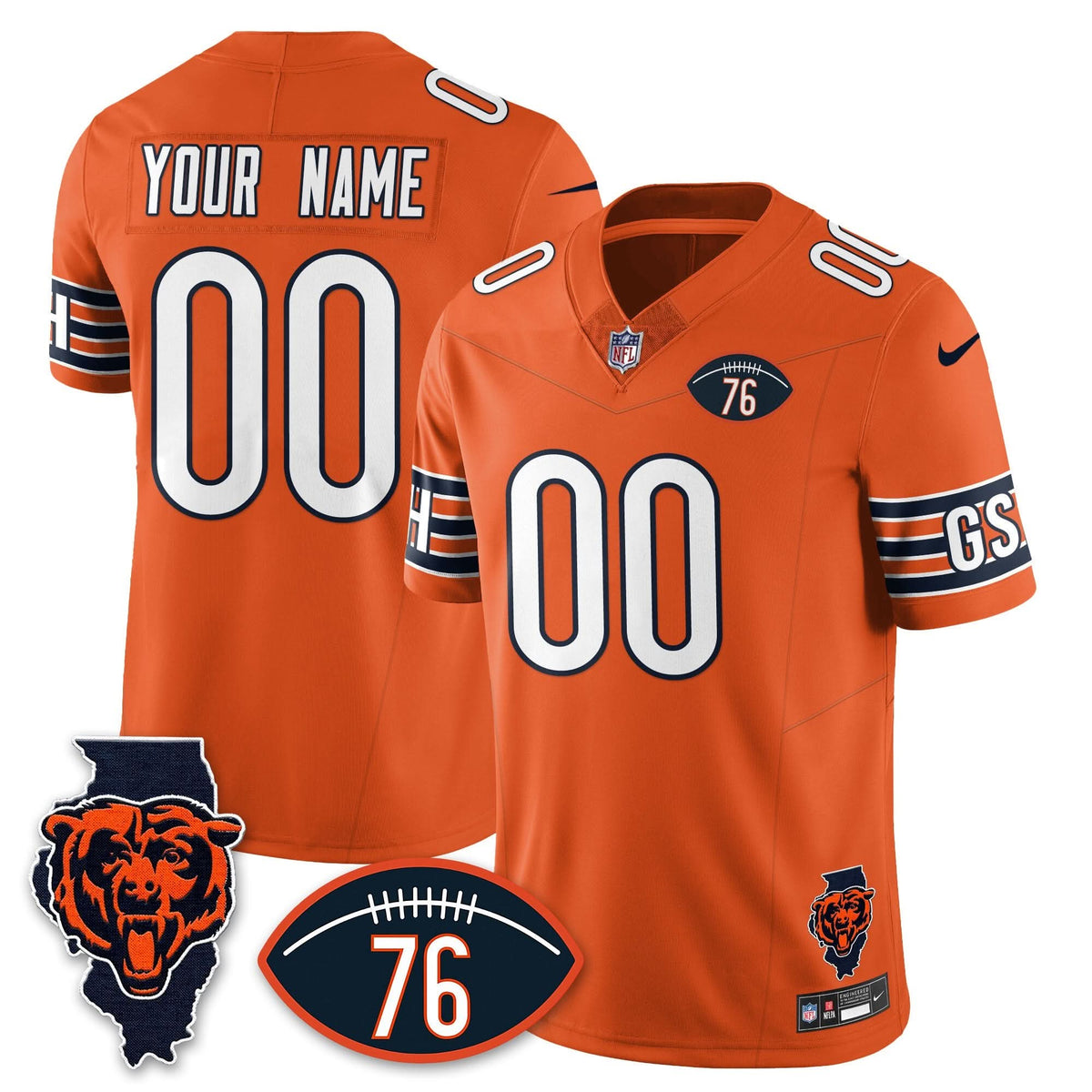 CB Honor Steve McMichael Jersey