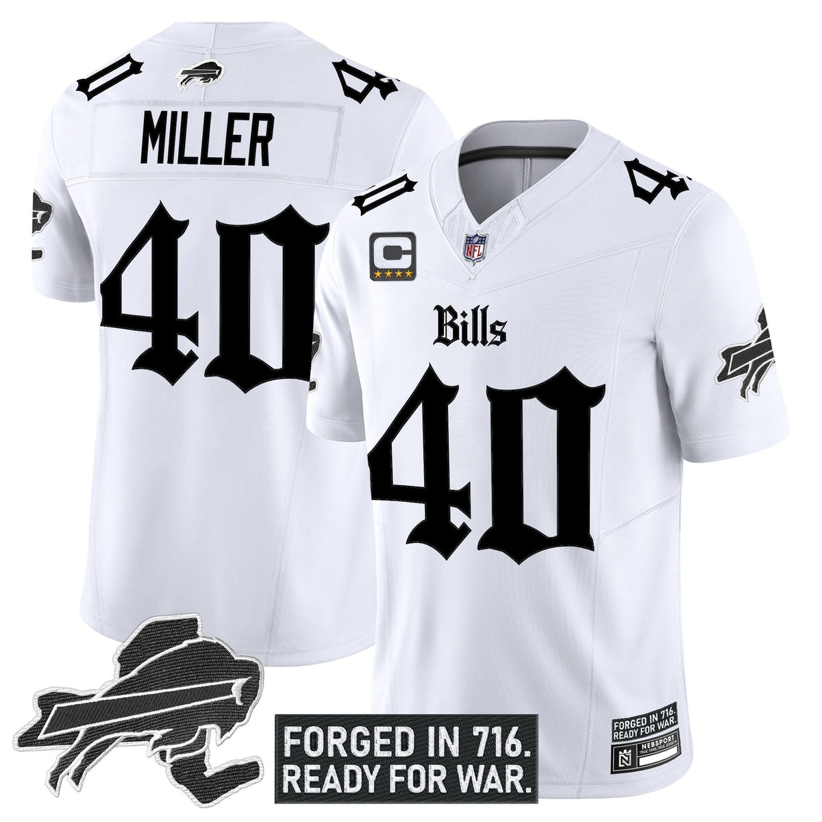 BUF 'Gothic Cold Front Edition' Vapor Limited Jersey