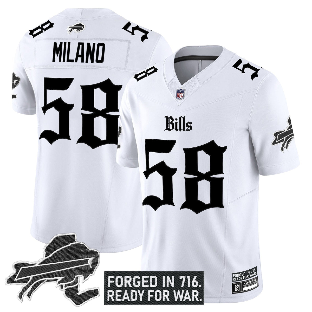 BUF 'Gothic Cold Front Edition' Vapor Limited Jersey