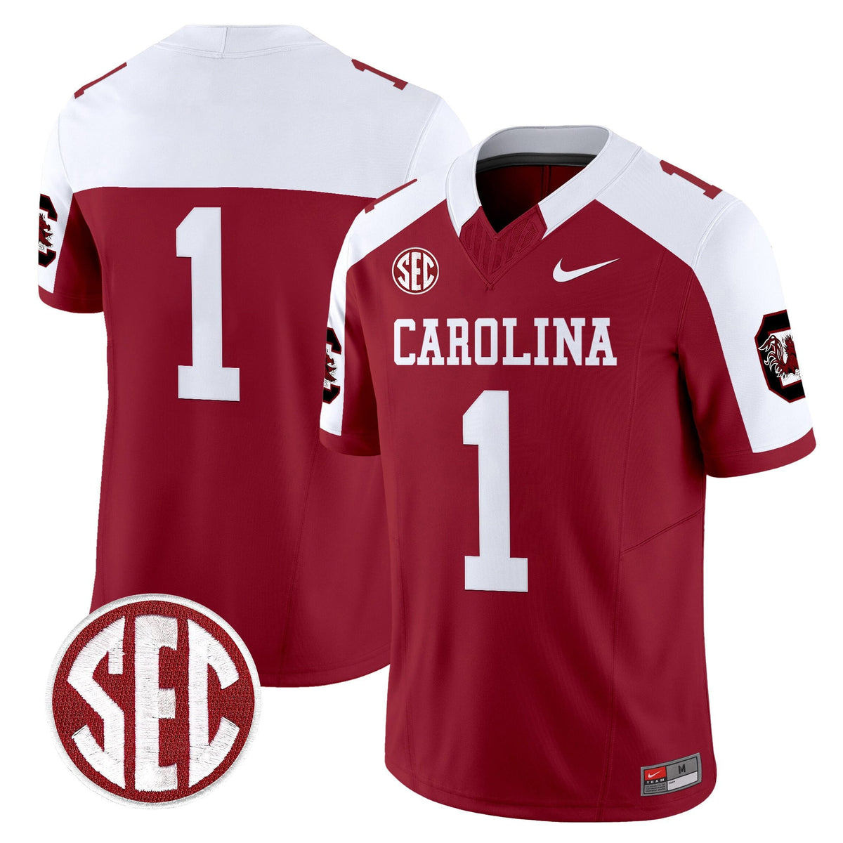 Men's South Carolina Gamecocks 1980 Throwback Vapor Limited Jersey â Rebrand 2026 â All Stitched