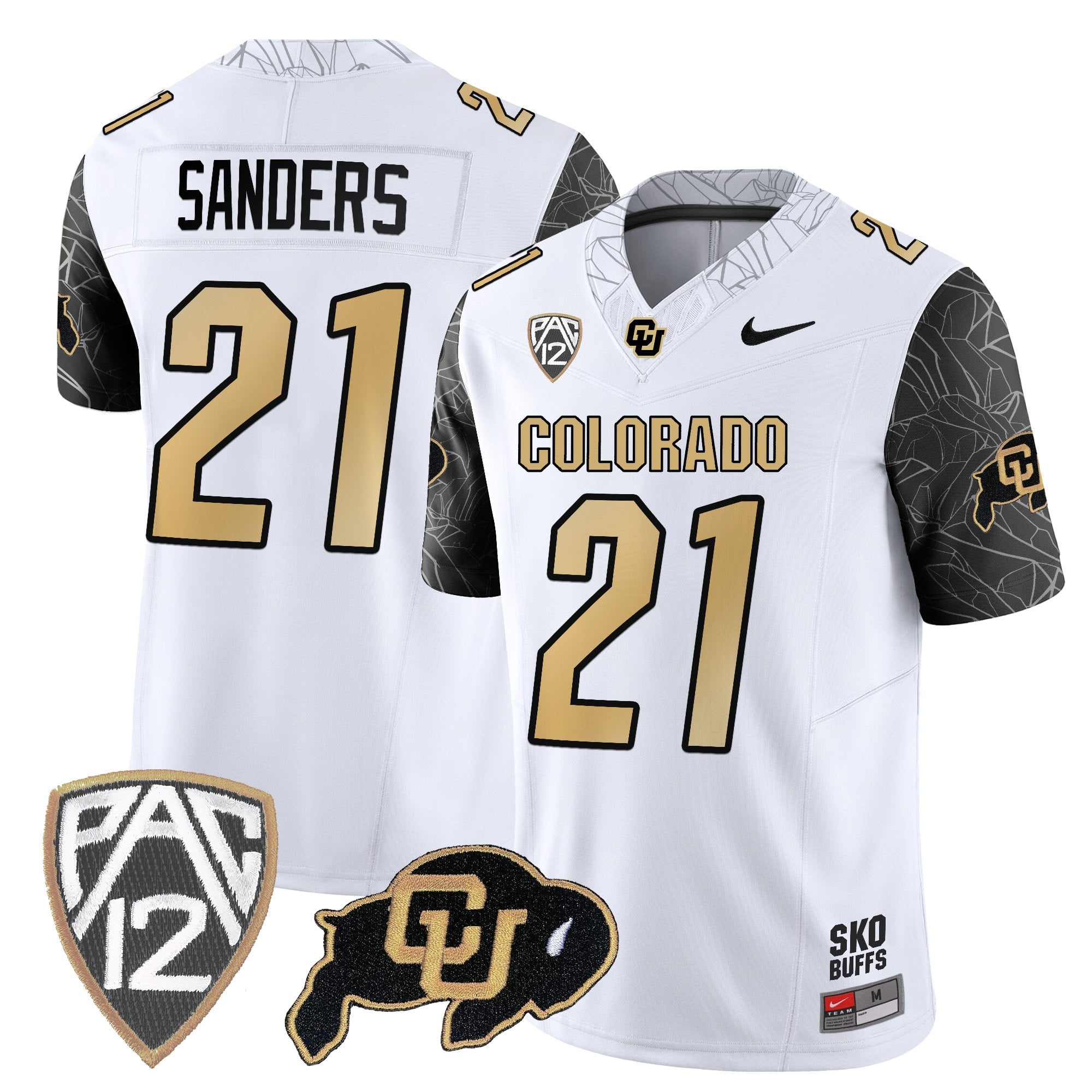 Men's Colorado Buffaloes Rocky Style Vapor Limited Jersey - All Stitched