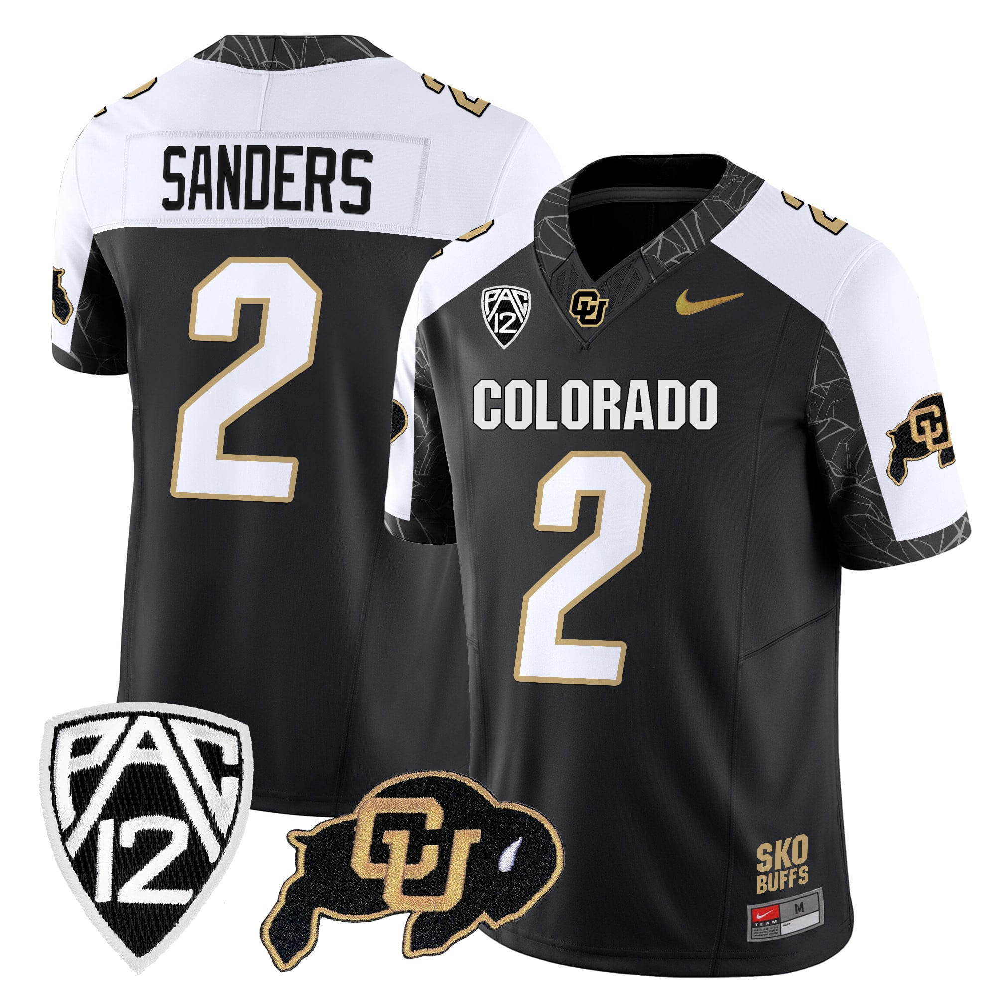 Men's Colorado Buffaloes Rocky Style Vapor Limited Jersey - All Stitched