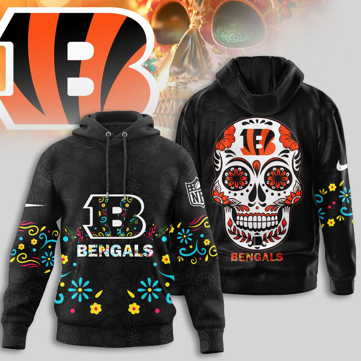 CIN | Premium Dia de los Muertos Limited Editions Hoodie MM