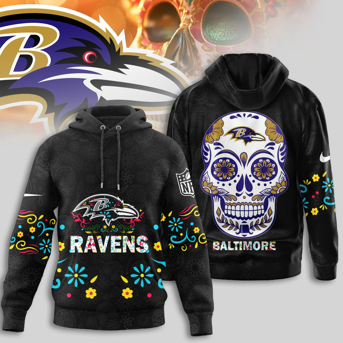 BAL | Premium Dia de los Muertos Limited Editions Hoodie MM