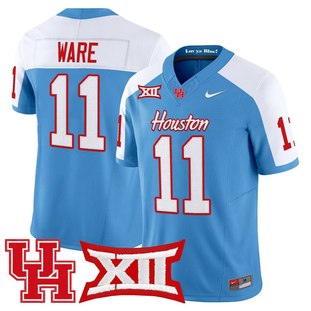 Houston Cougars 2025 Vapor Limited Jersey - All Stitched